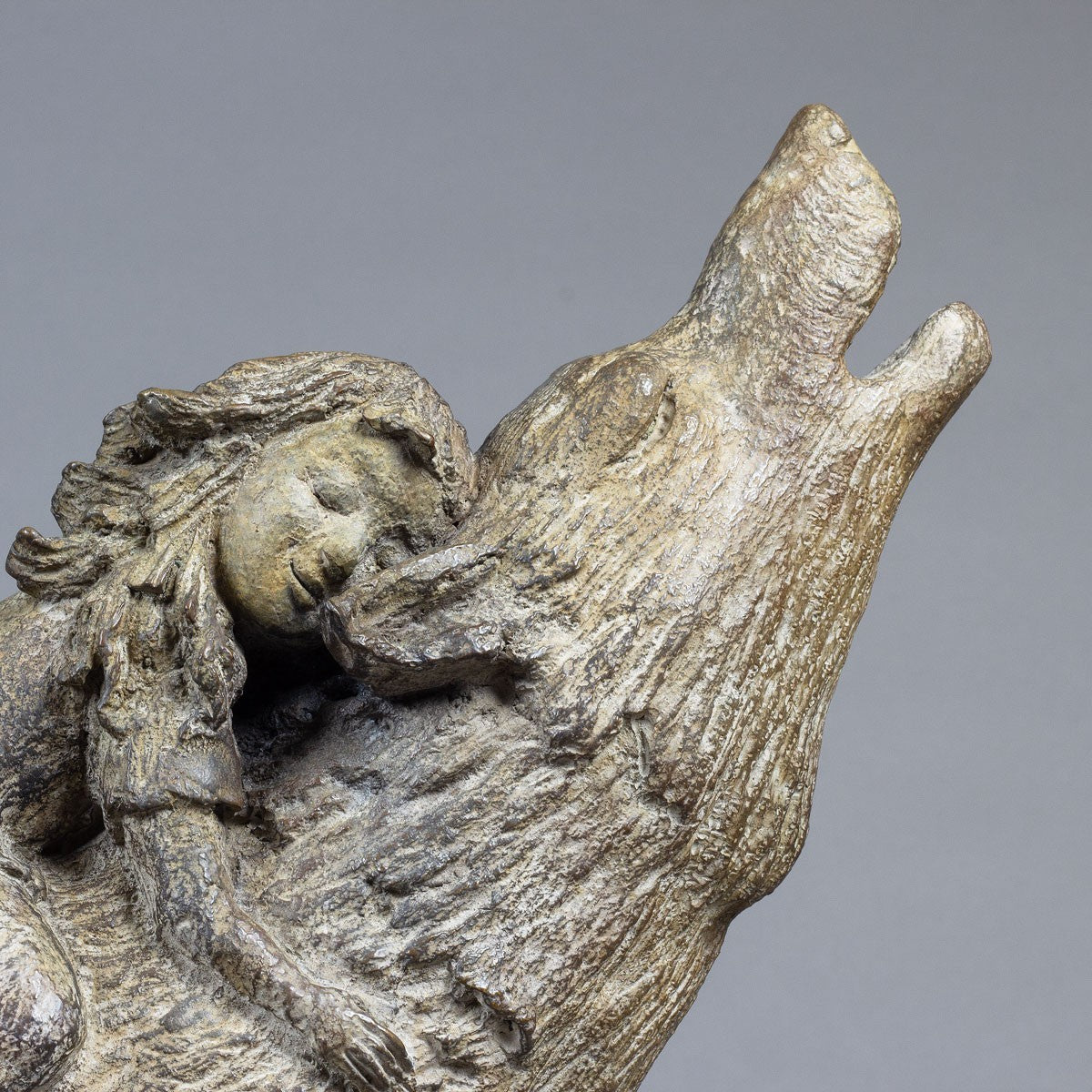Loup et petite fille