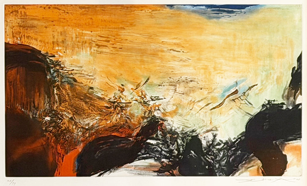 Zao-Wou Ki, gravure originale